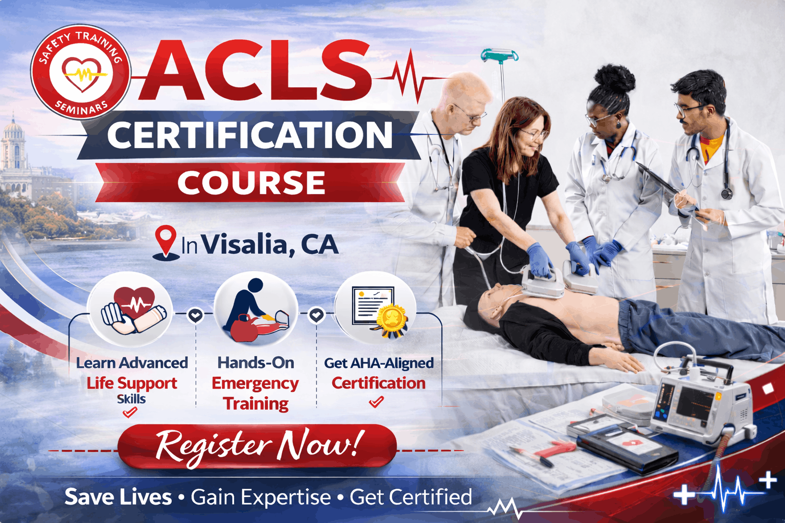 ACLS Certification Class in Visalia, CA
