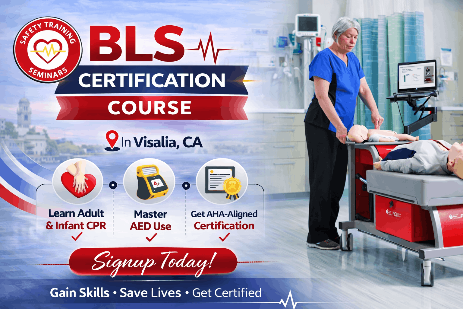 BLS Certification Course in Visalia, CA
